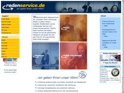 Webseite im Jahr 2005